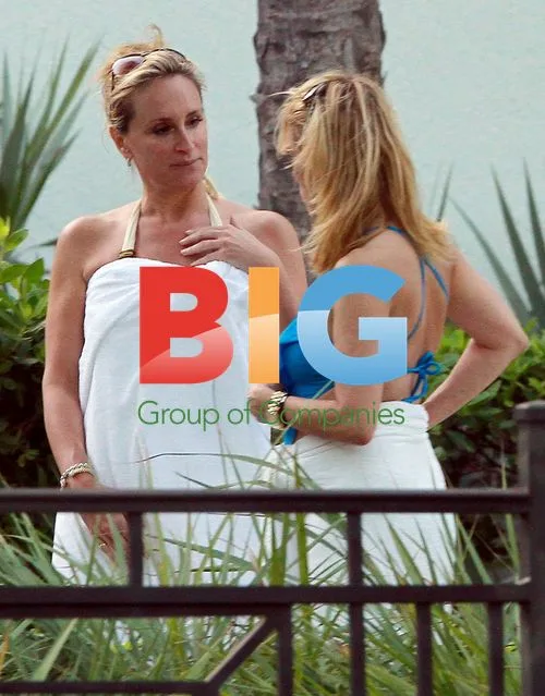 RHONY Stars Film in Miami Bikinis