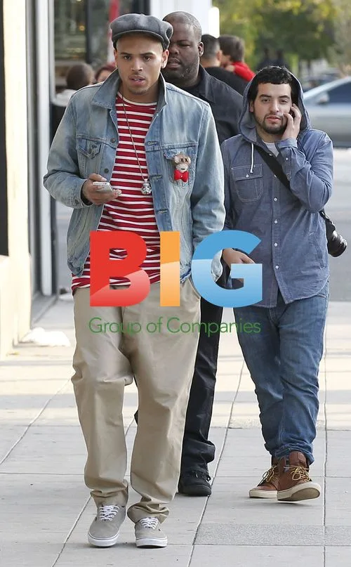 Chris Brown and Karrueche Tran Shopping in LA