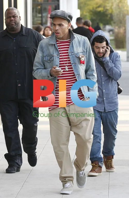 Chris Brown and Karrueche Tran Shopping in LA