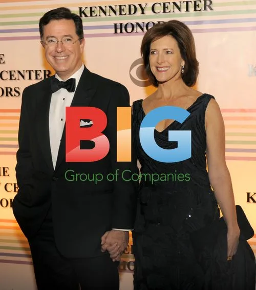 Stephen Colbert and Evelyn Magee-Colbert at Kennedy Center Gala