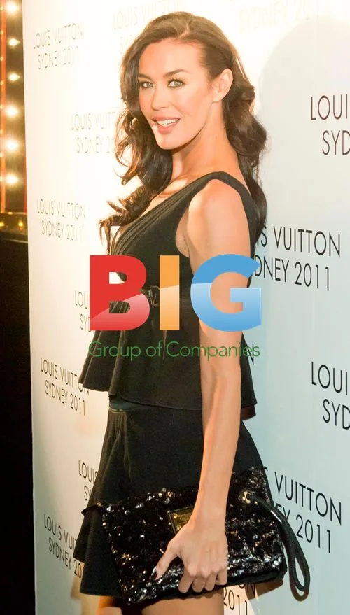 Megan Gale at Louis Vuitton Store Opening