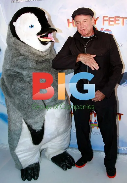 Robin Williams & George Miller at 'Happy Feet Two' Premiere