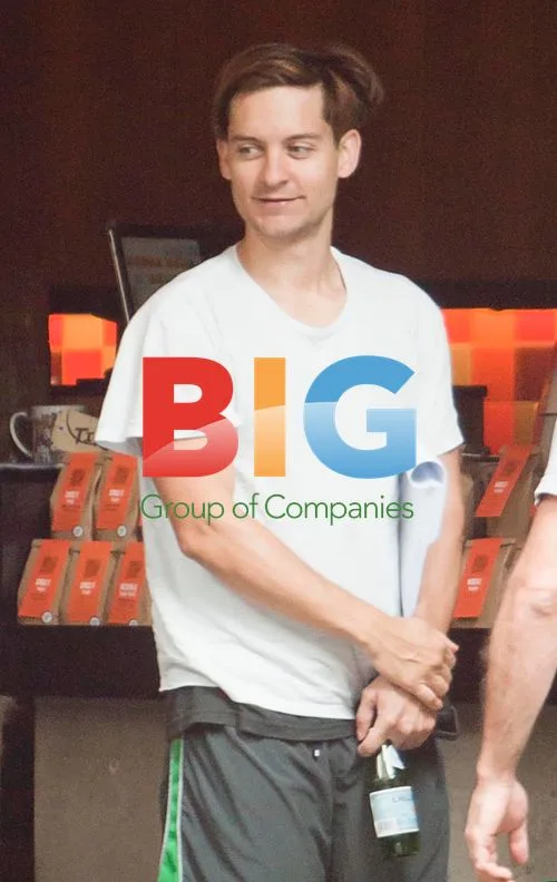 Tobey Maguire with Movie Script in Sydney