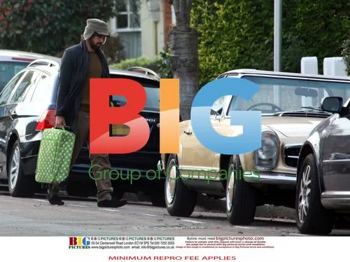Jason Orange and Catherine Tate Depart in Vintage Mercedes