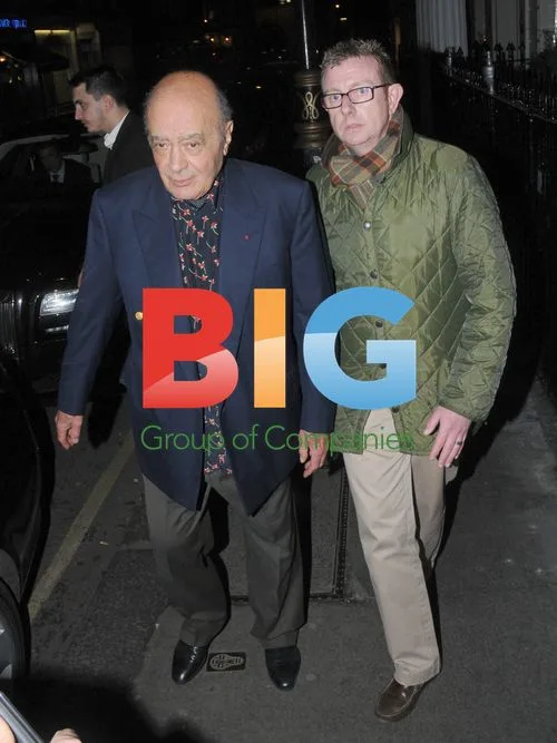 Mohamed al Fayed at Arts Club, London