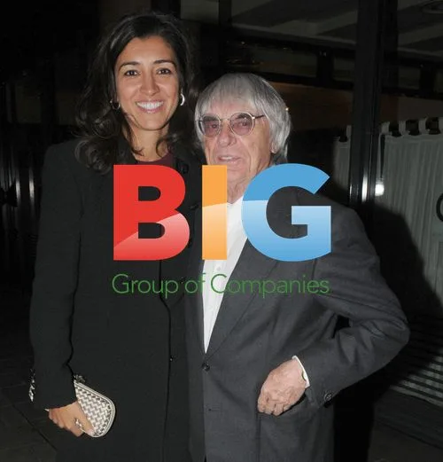 Bernie Ecclestone and Fabiana Flosi at C London