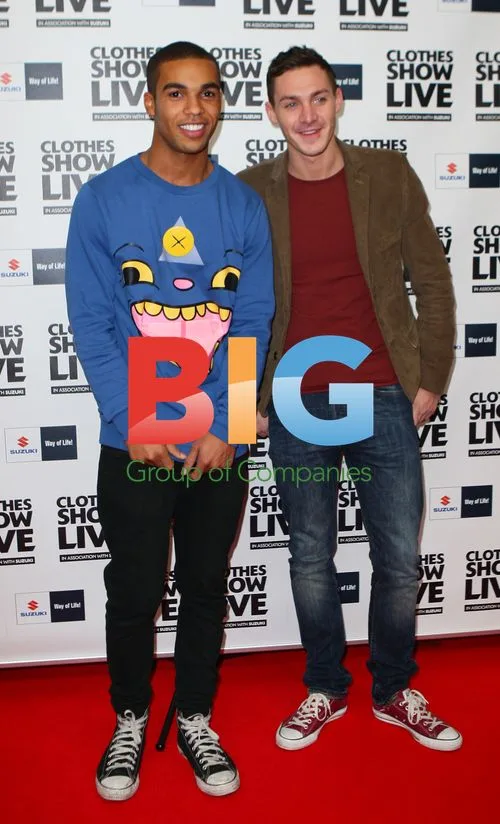 Lucien Laviscount and Kirk Norcross at Clothes Show Live