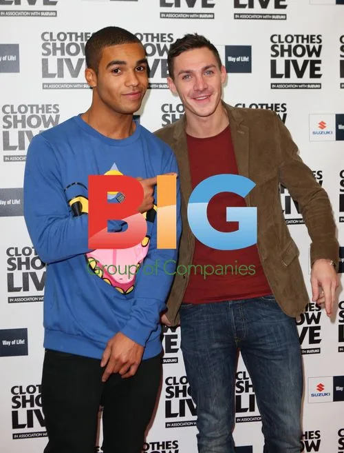 Lucien Laviscount and Kirk Norcross at Clothes Show Live