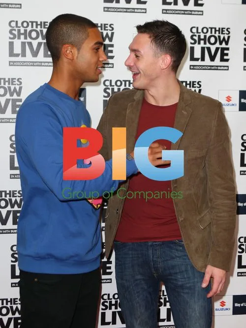 Lucien Laviscount and Kirk Norcross at Clothes Show Live