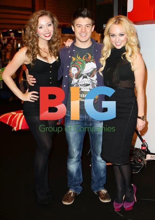 Jorgie Porter, Tamaryn Payne, Craig Vye at Clothes Show Live