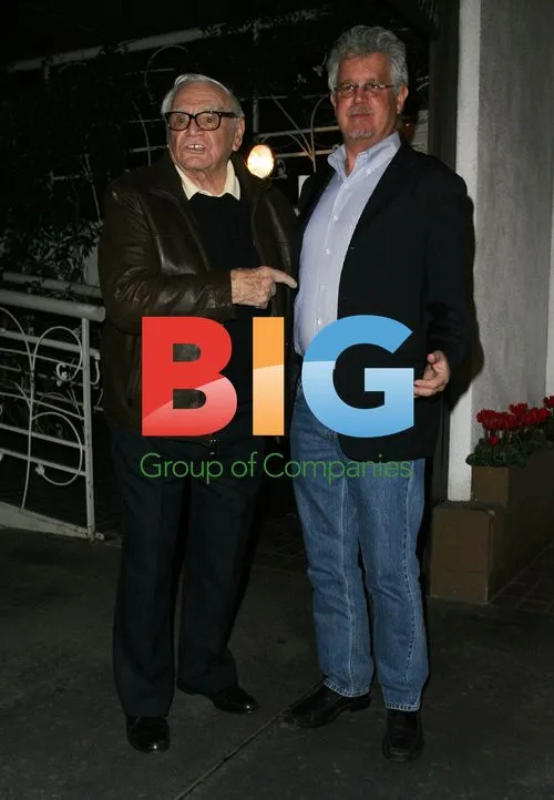 Ernest Borgnine Meets Step Son for Dinner
