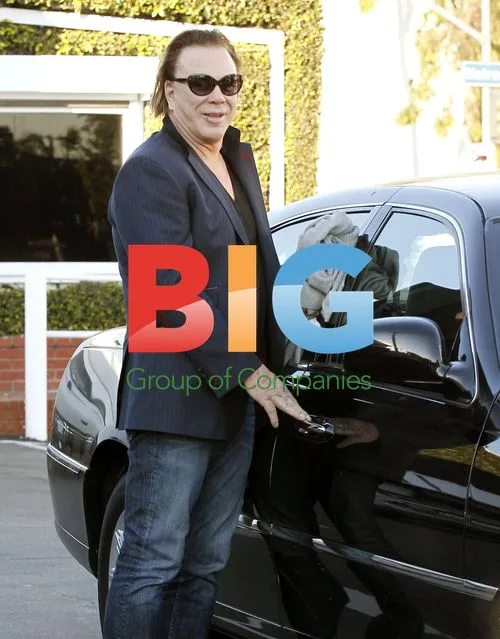 Mickey Rourke Spotted Shopping in LA