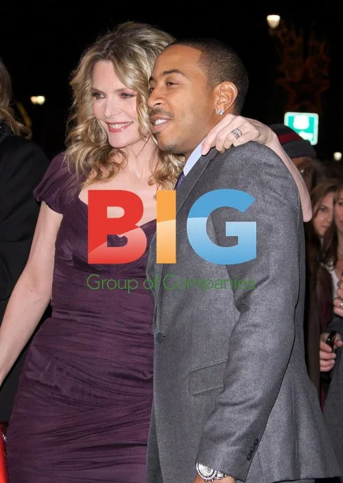 Michelle Pfeiffer & Ludacris at New Year's Eve Premiere