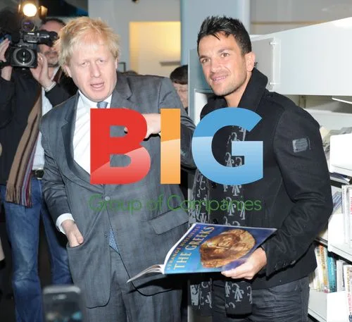 Peter Andre and Boris Johnson Launch \"Love Libraries\"