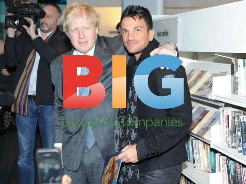 Peter Andre and Boris Johnson Launch "Love Libraries" Scheme
