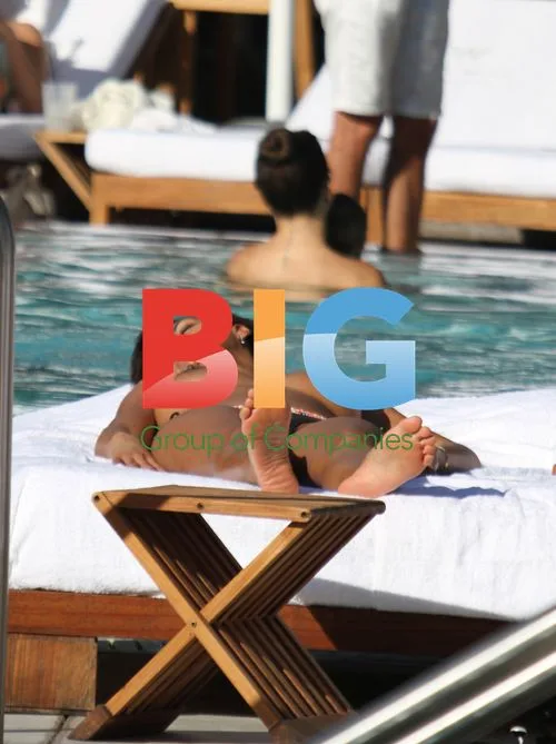 Georgette Eto'o Sunbathing Topless in Miami