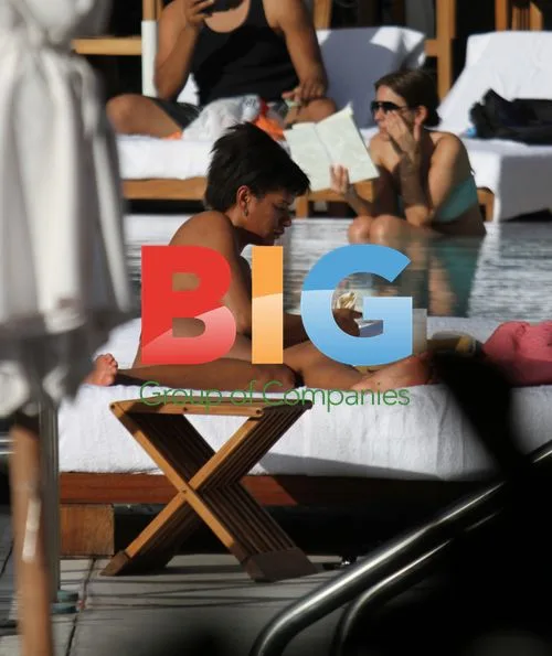 Georgette Eto'o Sunbathing Topless in Miami
