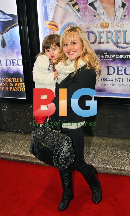 Celebs attend Cinderella panto press night