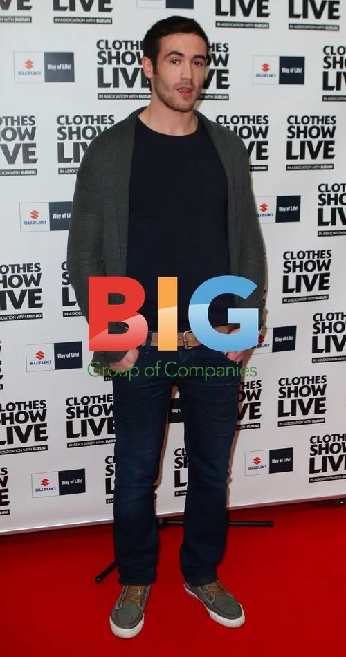 David Atkins from 'Hollyoaks' at Clothes Show Live