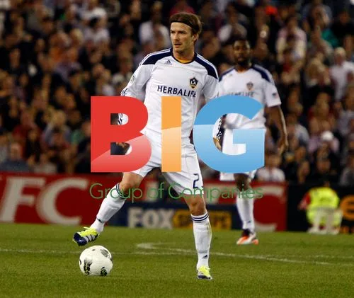 David Beckham Wins Match Trophy
