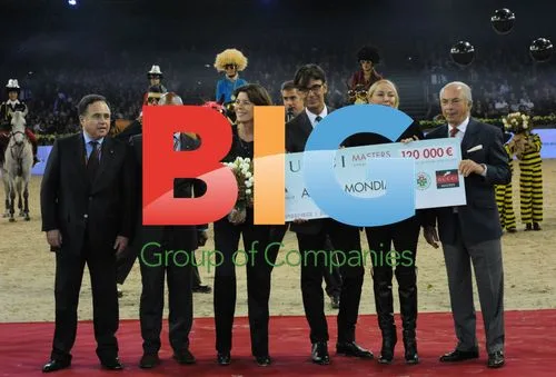 Princess Caroline Presents Cheque at Gucci Masters
