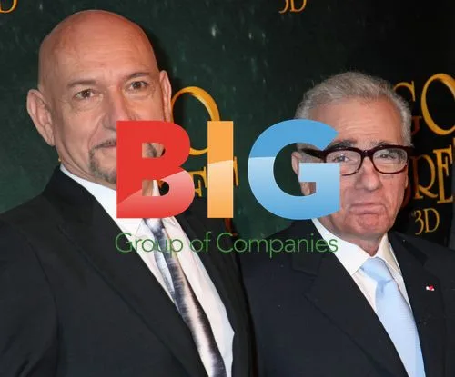 Sir Ben Kingsley and Martin Scorsese at "Hugo Cabret" Premiere
