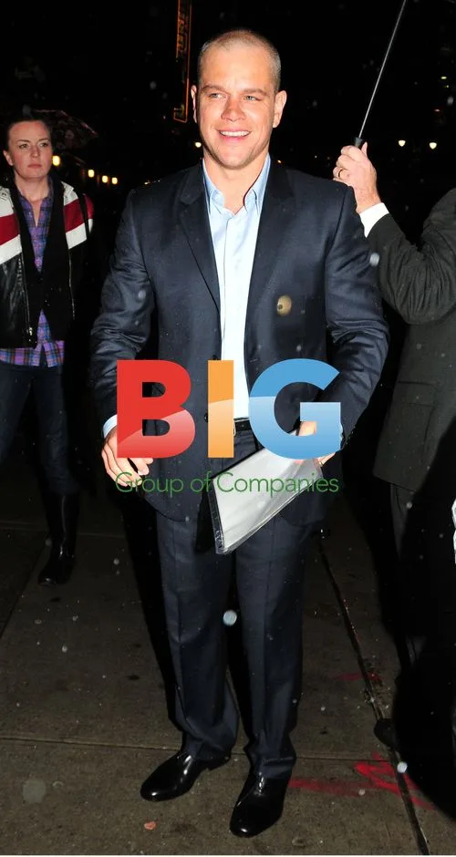 Matt Damon Visits Letterman Show