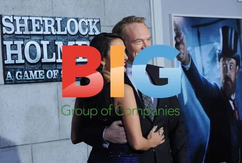 Jared Harris and Allegra Riggio at 'Sherlock Holmes' Premiere