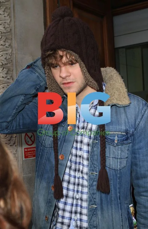 Jay of The Wanted Leaving Radio One Studios