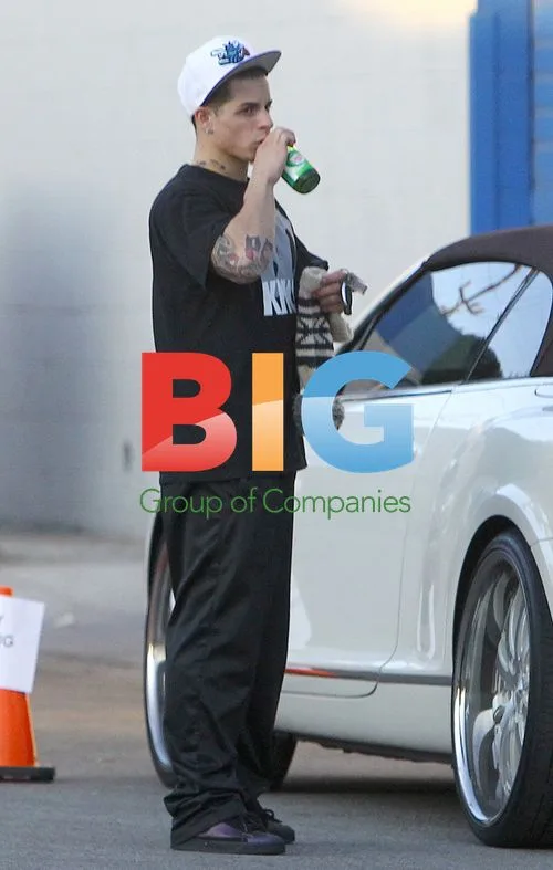 Jennifer Lopez and Casper Smart in LA