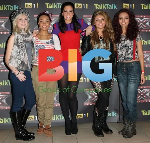 Tulisa & Little Mix at X Factor Photocall