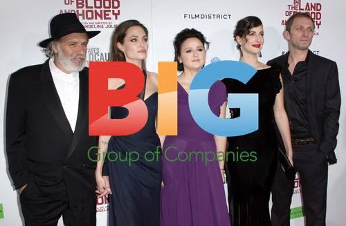 Angelina Jolie and Cast at 'In the Land of Blood and Honey' Premiere