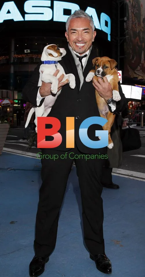 Cesar Millan at NASDAQ Closing Bell
