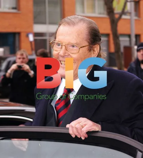 Roger Moore at ITV Studios