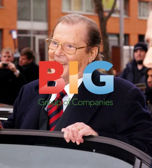 Roger Moore at ITV Studios