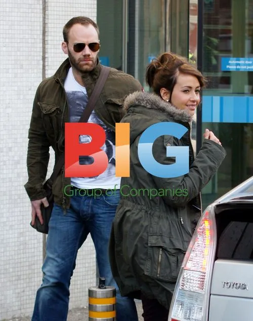 Samia Smith and Will Thorp at ITV Studios