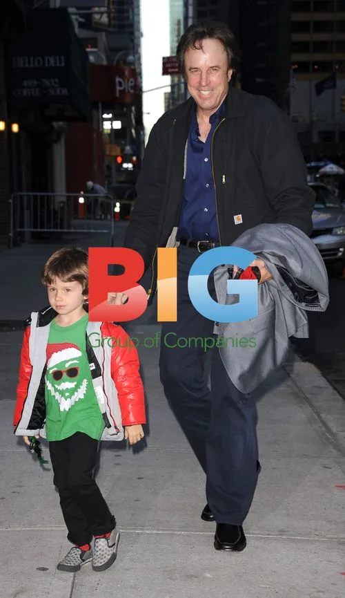 Kevin Nealon and Gable Nealon Leave Letterman Show