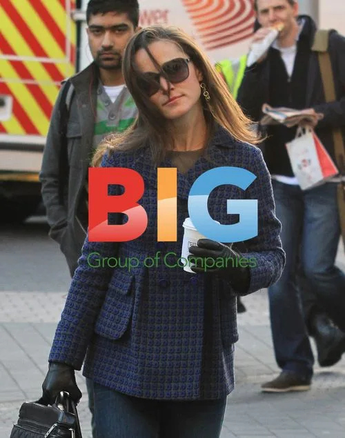 Pippa Middleton walks to work in London