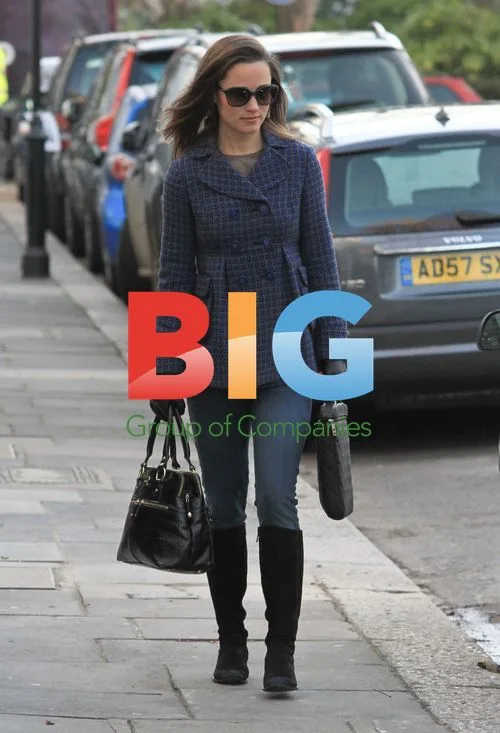 Pippa Middleton in South Kensington, London