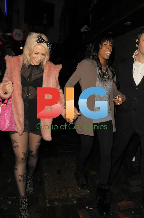 Kelly Rowland and Amelia Lily at The Box in London