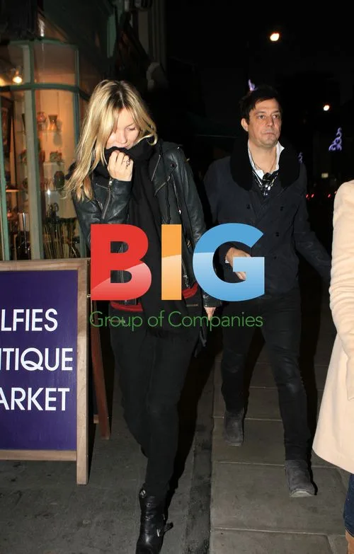 Kate Moss and Jamie Hince Shopping in London