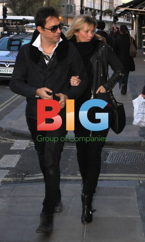 Kate Moss and Jamie Hince Shopping in London