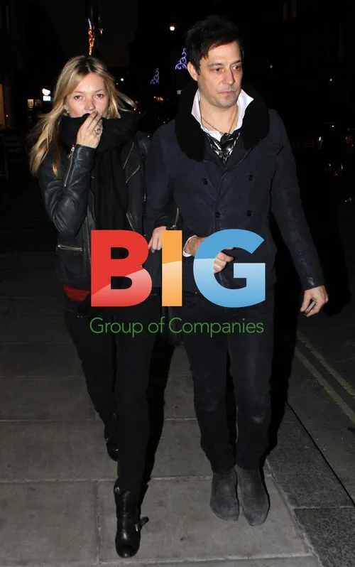 Kate Moss and Jamie Hince Shopping in London