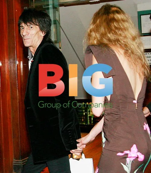 Ronnie and Leah Wood at Louis Vuitton event
