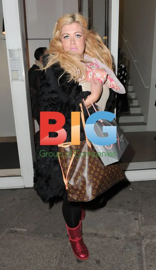 Gemma Collins Shops at Lipsy Store