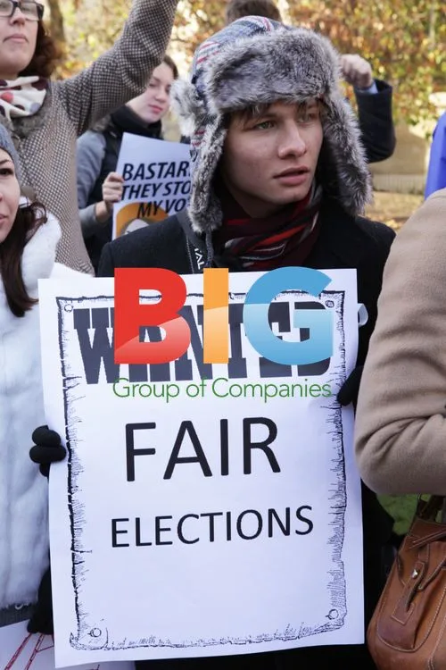Protesters outside Russian embassy in London