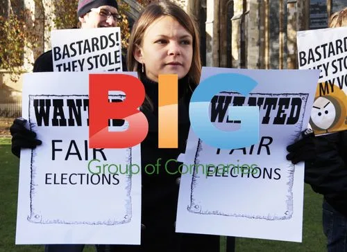 Protest outside Russian embassy in London