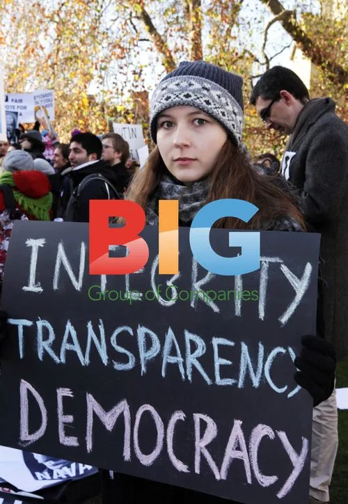 Demonstrators Protest Outside Russian Embassy in London