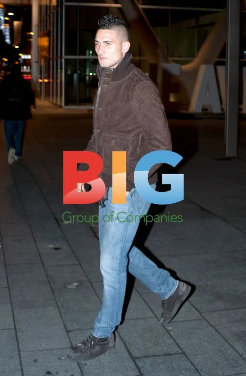 Manchester United stars on Christmas night out