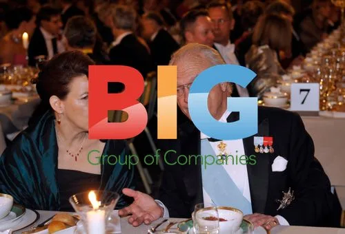King Carl XVI Gustaf and Mrs Gunilla Storch at Nobel Banquet